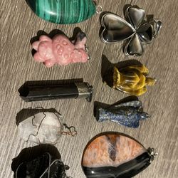 assorted pendants