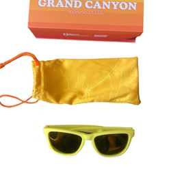 NWT- Polarized Yellow Sunglasses By Goodr And Grand Canyon National Park