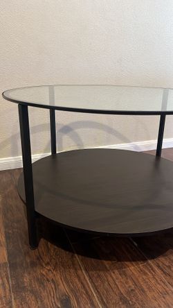 Metal Glass Table