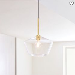 West Elm Sculptural Geo Pendant - New In Box!