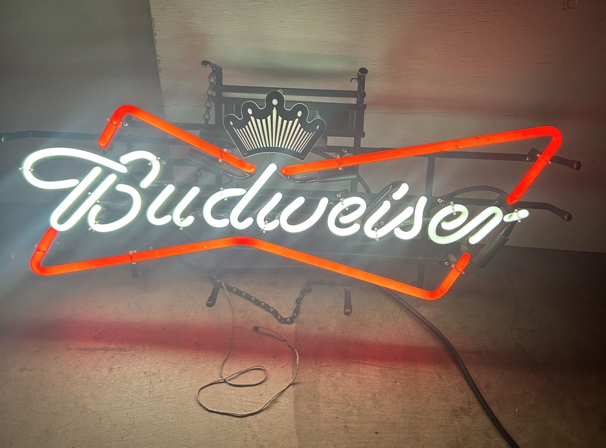 Budweiser Bowtie Neon 