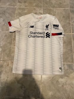 New Balance Liverpool Jersey 2019/20 Away Kit White Mens Large