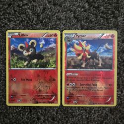 Pyroar Line Reverse Holo