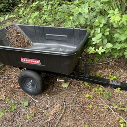 Craftsman Tow Behind Utility Dump Cart