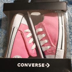 Pink Baby Converse Shoes