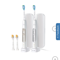 Philips Sonicare Professional Clean Rechargeable Electric Toothbrush, 2-pack