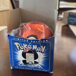 Pokemon 1999 Burger King gold card