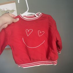 Baby Boy Crewneck Sweatshirt Size 6-9 Months 