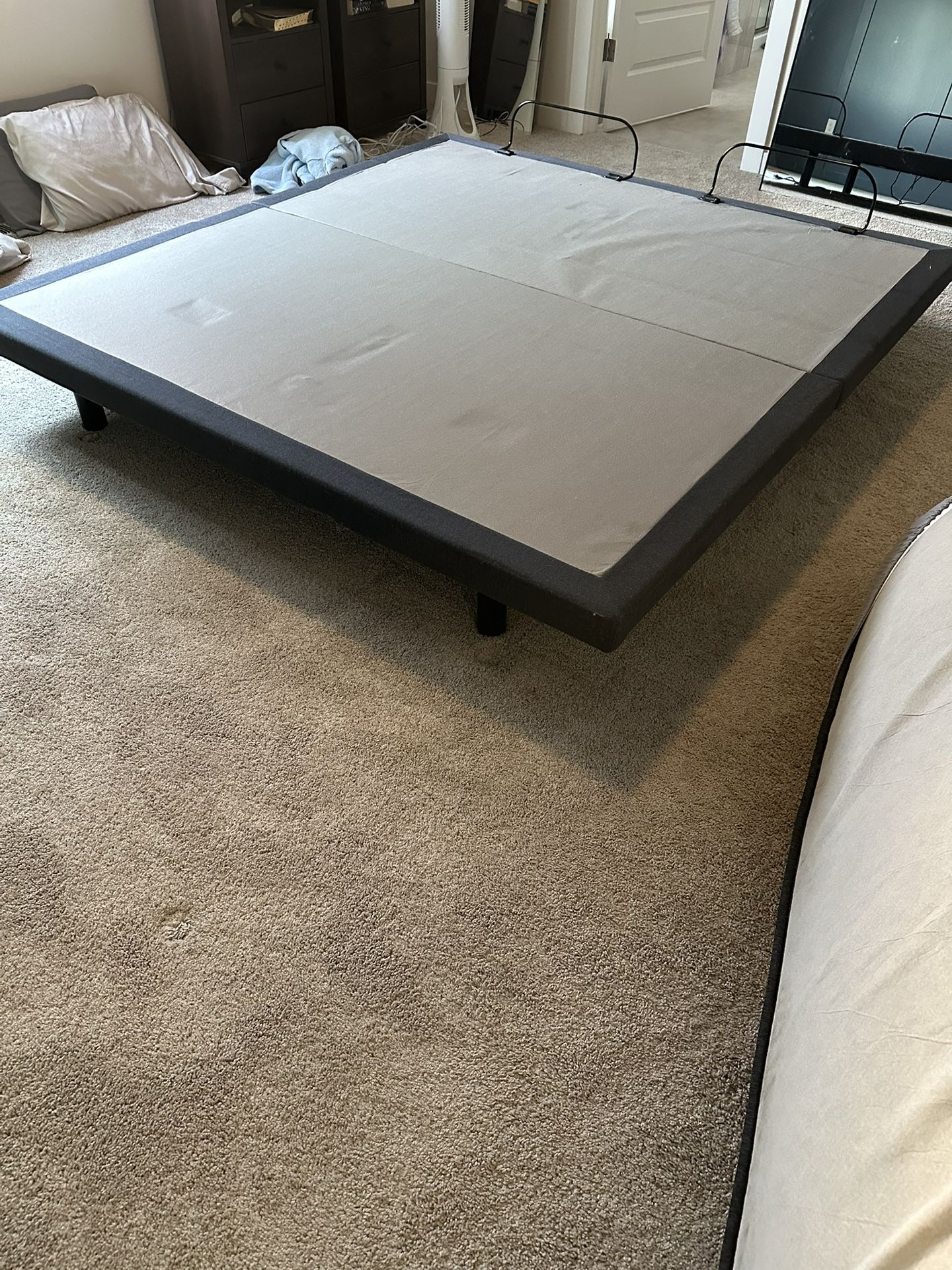Adjustable King Bed Frame - With Remote