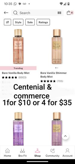 VS Mist &  Lotion Set $20  Or 4 Pieces For $35 