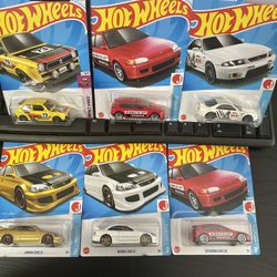 Hot Wheels Honda Civics 