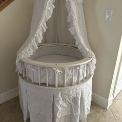 Baby Crib 28” X 30” Boy or Girl Mint Condition