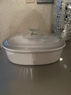 Corningware French White 2.8L White Oval Casserole With Kids