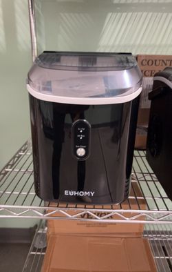 Euhomy Portable Countertop Nugget Ice Maker -  Black