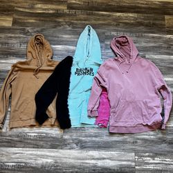 3 hoodies