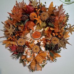 Fall Harvest Decorative Wreaths