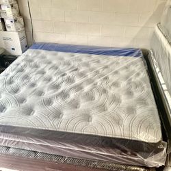 King Size Mattress Serta Perfect Sleeper Pillow Top 14” Inches New From Factory Wrapped in Plastic Same Day Delivery 🚚 