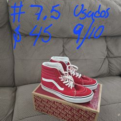 used vans size #7.5 excellent conditions 
