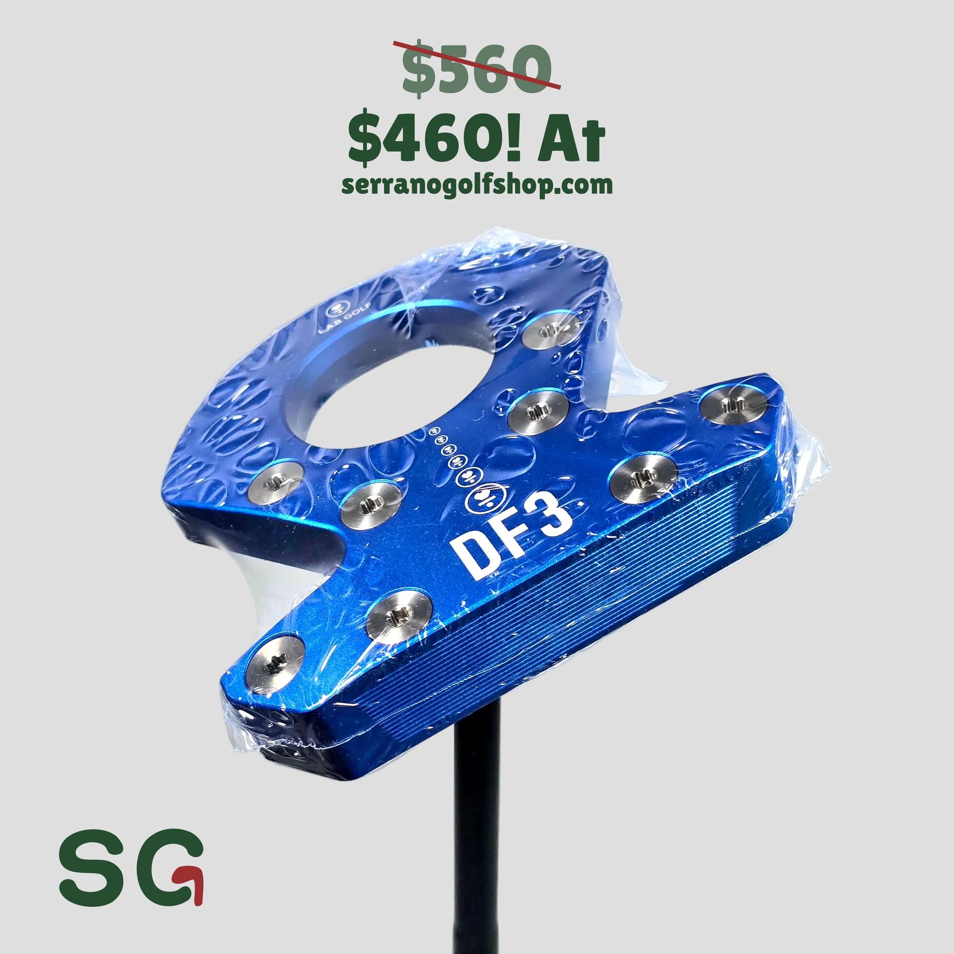 CUSTOM L.A.B. Golf Blue DF3 Putter 33 & 35 inches