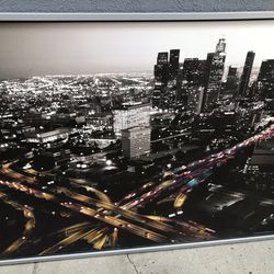Downtown La Framed Picture