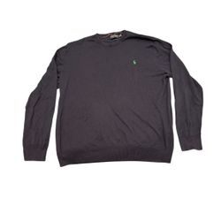 Polo Ralph Lauren men's Cotton Crewneck Sweater - size XL- Navy Blue