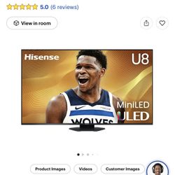 85 Inch Mini LED 2025 Hisense U8QG