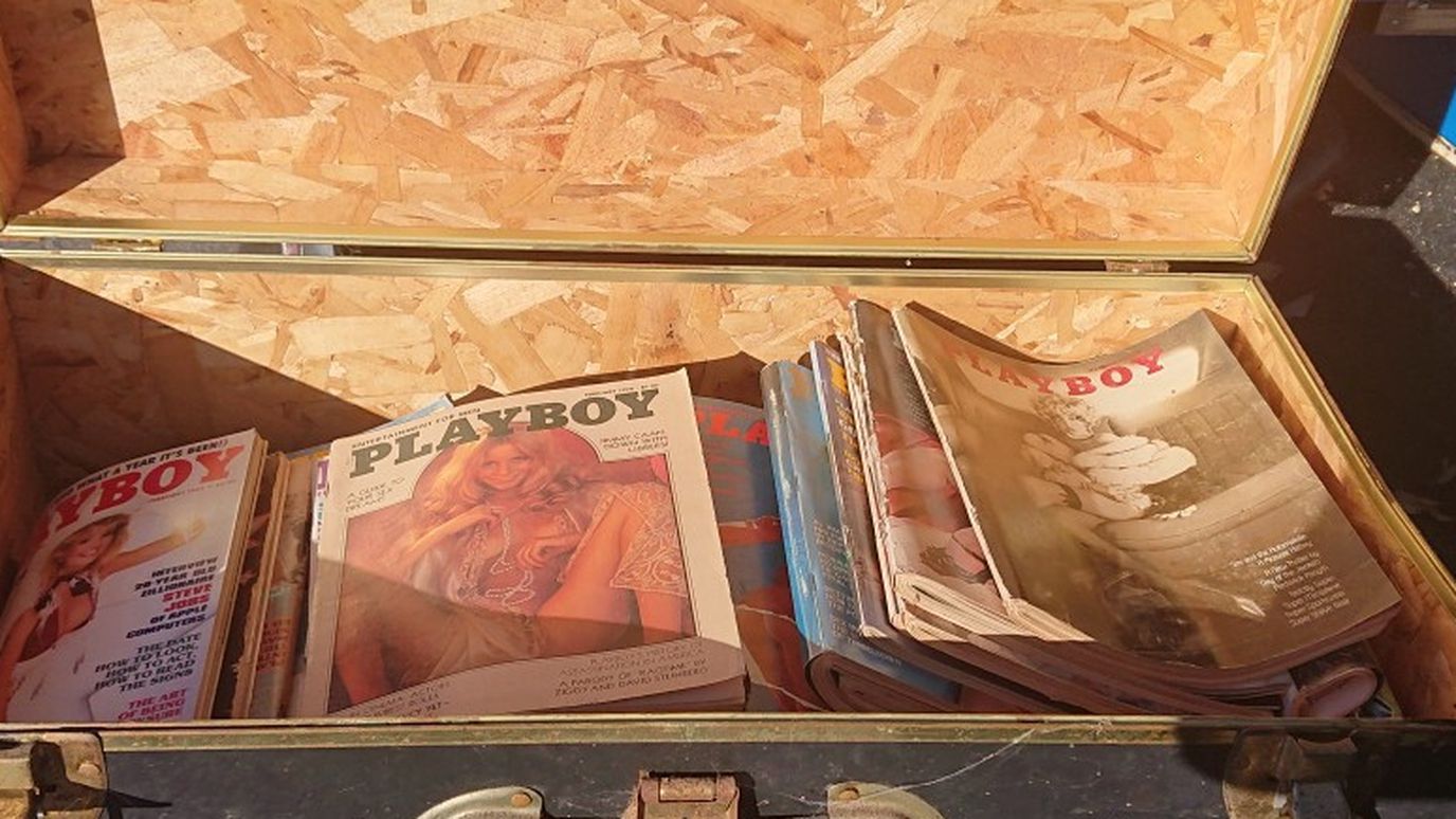 Chest Of Vintage Playboy Magazines