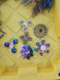 old school metal fidget spinners great shape 25 dollars each