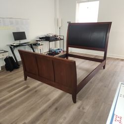 Queen Cherry Wood bed