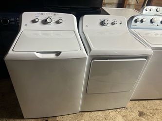 6.2 cu. ft. Electric Dryer in White. GE - 4.0 Cu. Ft. High-Efficiency Top Load Washer