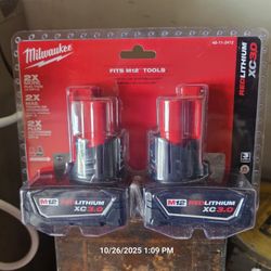 M12 Batteries 
