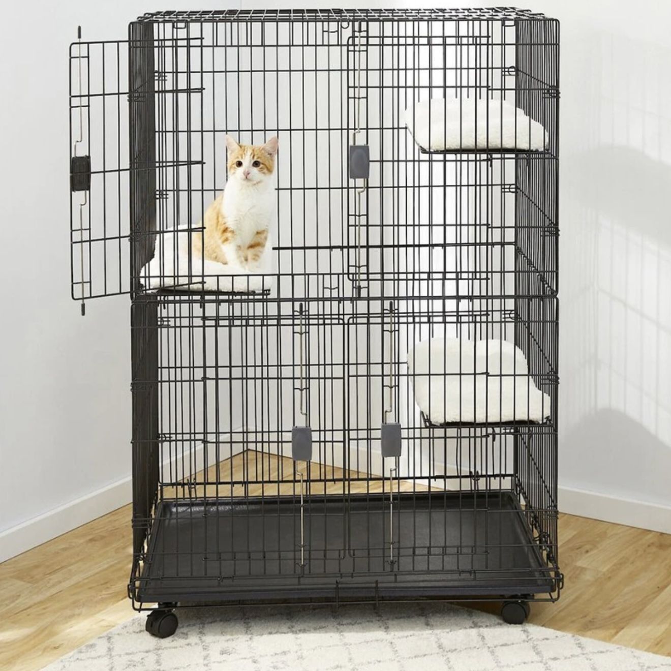 Frisco Collapsible Wire Pet Cage Playpen