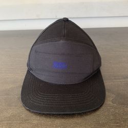 Black custom hat with light display