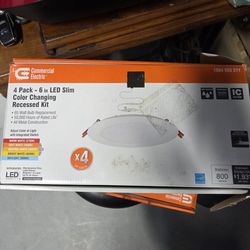 LIGHTS LED 6in Color Changing Slim Recessed Kits