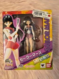 SH Figuarts Pretty Guardian Sailor Mars Action Figure 20th Anniversary Bandai EUC