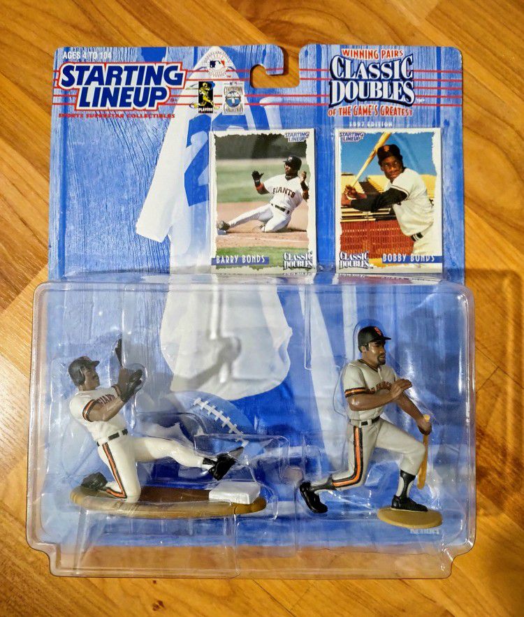 1997 Starting Lineup Classic Doubles Barry & Bobby Bonds