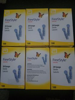 Freestyle 28 guage lancets 700 count