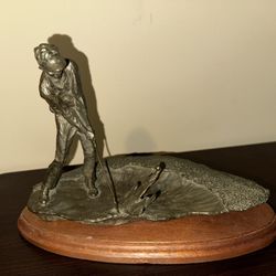 Trapshot By Mark Hopkins Bronze Statue 