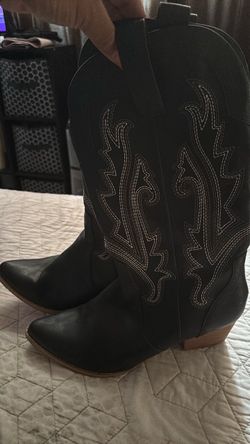 Black Western Cowboy Boots