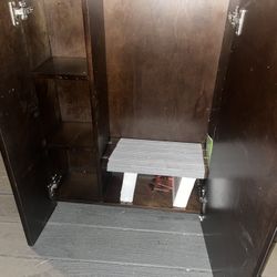 Bathroom Cabinet And Wall Mirror 