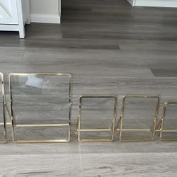 Assortment of Gold frames 