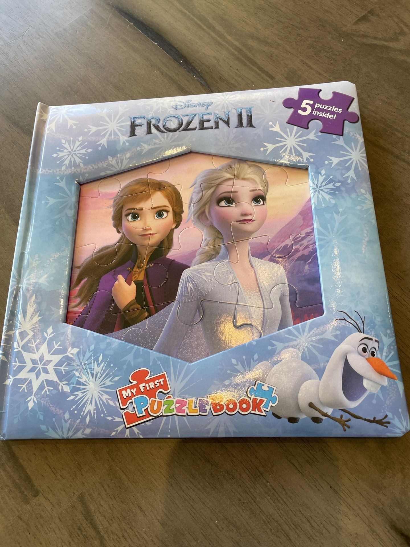 Frozen 2 II - Puzzle Book. Anna, Elsa, Christof, Olaf Brand New