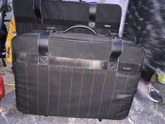 Black Delsey Suitcase Set 