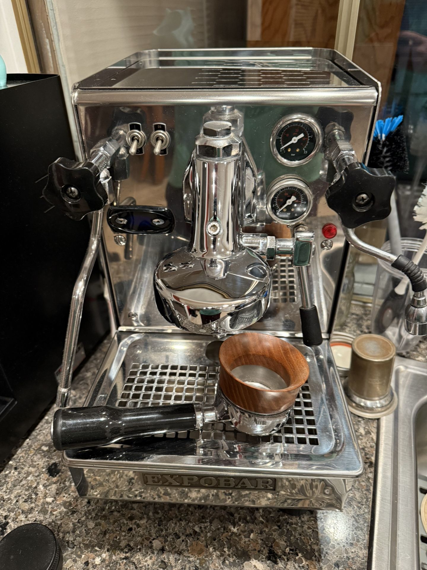 Expobar Brewtus IV Double-Boiler Espresso Machine Upgraded