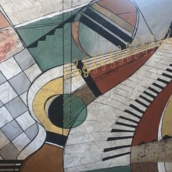 Modern Oil On Cavas By Van Stratton