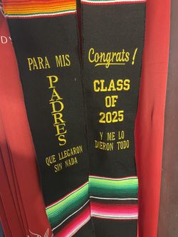 Para Mis Padres Graduation Sash
