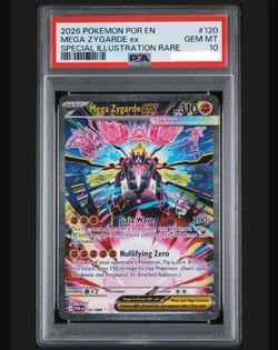 MEGA ZYGARDE #120 SIR Perfect Oder PSA 10
