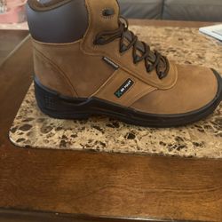 (new In Box)Brown Lewiston MaxTRAX® Composite Toe Waterproof Boot