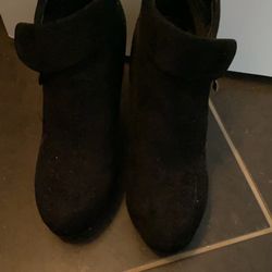Black Booties Size 8