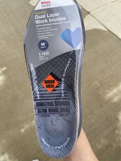 Dual layer work insoles